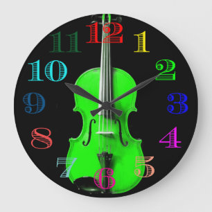 Violin Clock-ontwerp Grote Klok