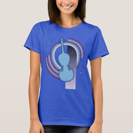 Violin Deco2 T-shirt (Voorkant)