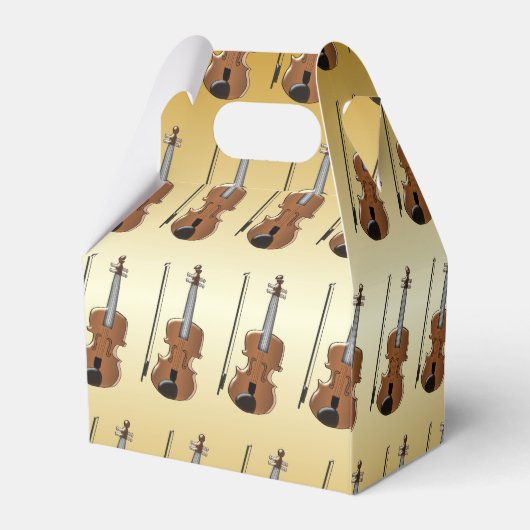 Violin design bedankdoosjes (Achterkant)