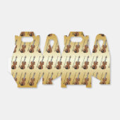 Violin design bedankdoosjes (Uitgevouwen)