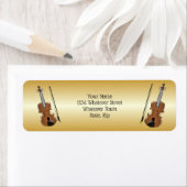 Violin design etiket (Insitu)