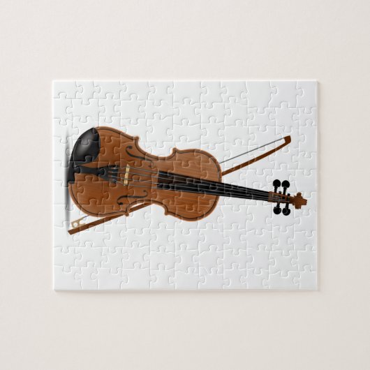 Violin en Bow Legpuzzel (Horizontaal)