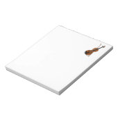 Violin en Bow Notitieblok (Gedraaid)