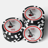Violin en Rozen Pokerchips (Opstapeling)