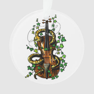 Violin en slang ornament