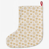 Violin en Snowflakes Grote Kerstsok (Achterkant)