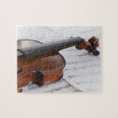 Violin en vel legpuzzel (Horizontaal)
