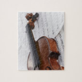 Violin en vel legpuzzel (Verticaal)