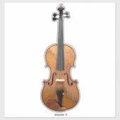 Violin Fiddle Orchestra Accesory Sticker (Vel)