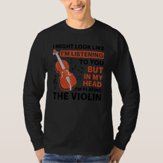 Violin For Cello Player Men Women Violinist  2 T-shirt