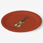 Violin Funny Cute Papieren Bordje (Gekanteld)