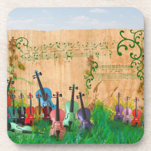 Violin Garden Onderzetter