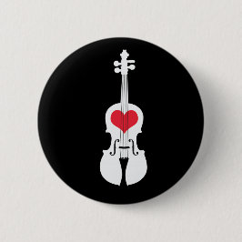 Violin Gift Button-Klassiek ontwerp Ronde Button 5,7 Cm