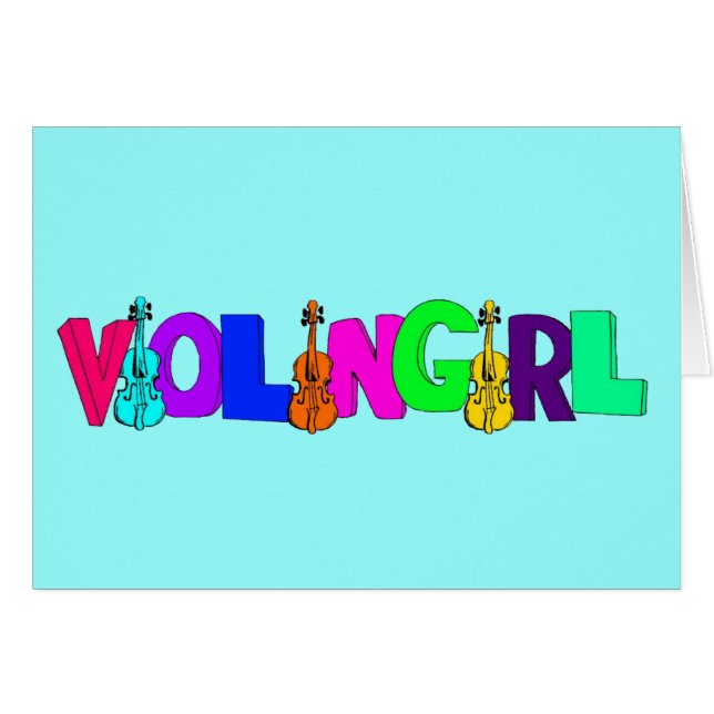 Violin Girl (Voorkant Horizontaal)