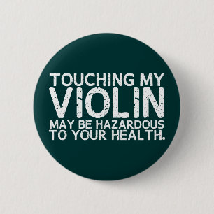 Violin Hazard Ronde Button 5,7 Cm