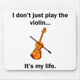Violin Het is mijn leven Muismat