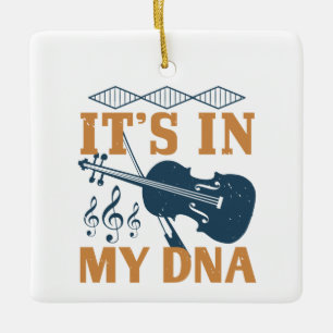 Violin - Het zit in mijn DNA Keramisch Ornament