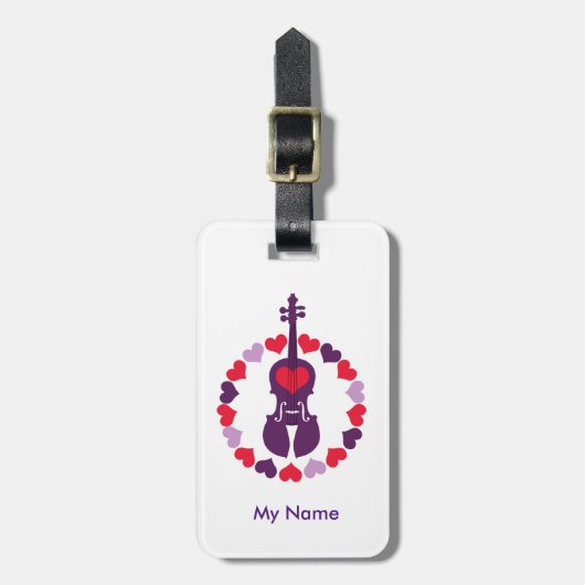 Violin Hoesje Labels (Voorkant verticaal)