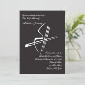 Violin Impressions Overweging - Uitnodiging (Staand voorkant)