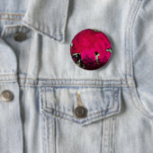 Violin in in Fuchsia Ronde Button 5,7 Cm (In situ)