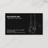 Violin Instrument Music Visitekaartje (Achterkant)