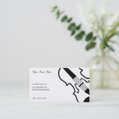 Violin, Jouw naam hier, Visitekaartje (Staand voorkant)