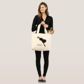 Violin Jumbo Canvas tas (Voorkant (model))