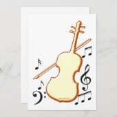 Violin Kaart (Voorkant / Achterkant)