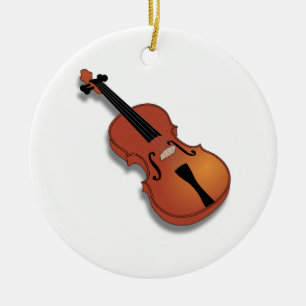 Violin Keramisch Ornament