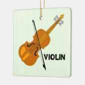 Violin Keramisch Ornament (Links)