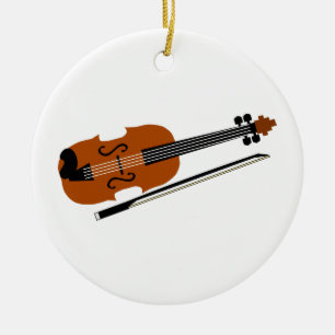 Violin Keramisch Ornament