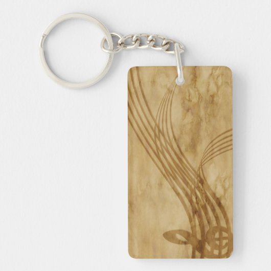 Violin key sleutelhanger (Voorkant)