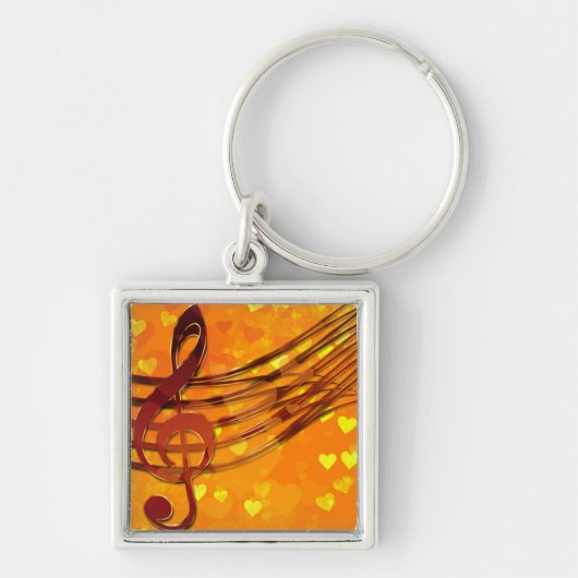 Violin key sleutelhanger (Voorkant)