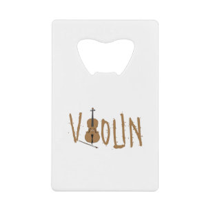 Violin Kredietkaart Flessenopener