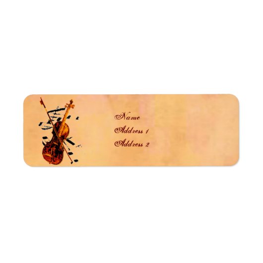 Violin Label (Voorkant)