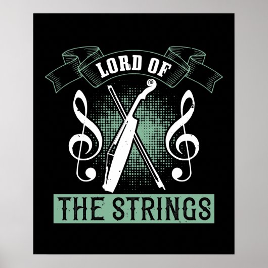 Violin - Lord of the Strings Poster (Voorkant)