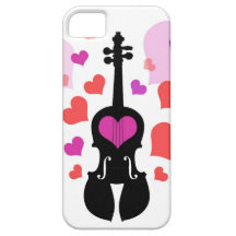 Violin love iPhone 5/5S Hoesje