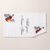 Violin-Lover op Heart_ Handdoek (Handdoek)