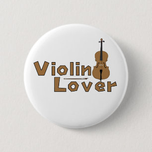 Violin Lover Ronde Button 5,7 Cm