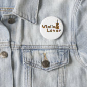 Violin Lover Ronde Button 5,7 Cm (In situ)