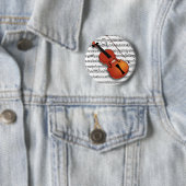 Violin Lover_ Ronde Button 5,7 Cm (In situ)