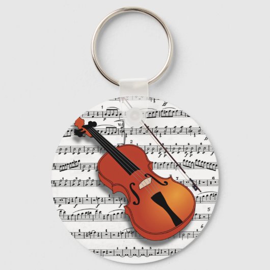 Violin Lover_ Sleutelhanger (Voorkant)