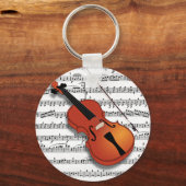 Violin Lover_ Sleutelhanger (Voorkant)