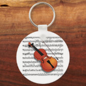 Violin Lover_ Sleutelhanger (Voorkant)