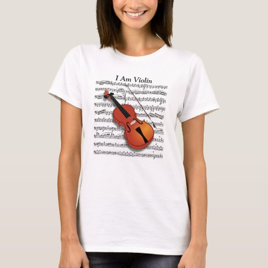 Violin Lover_ T-shirt (Voorkant)
