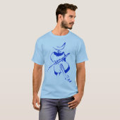 Violin Man Blue T-shirt (Voorkant volledig)