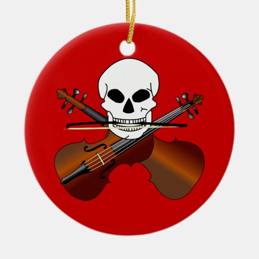 Violin Master Funny Music Ornament Gift (Voorkant)