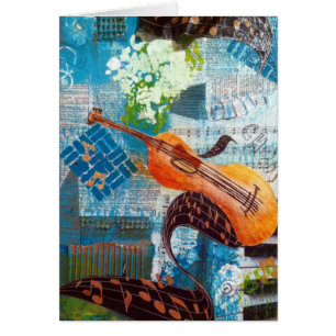 Violin Melody Wenskaart