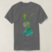 Violin met boog t-shirt (Design voorkant)
