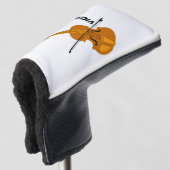 Violin Mok Golfheadcover (3/4 voorkant)